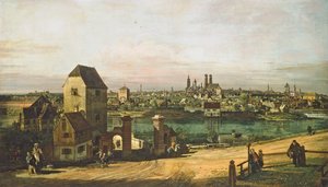 ミュンヘンの眺め1761 作： Bernardo Bellotto